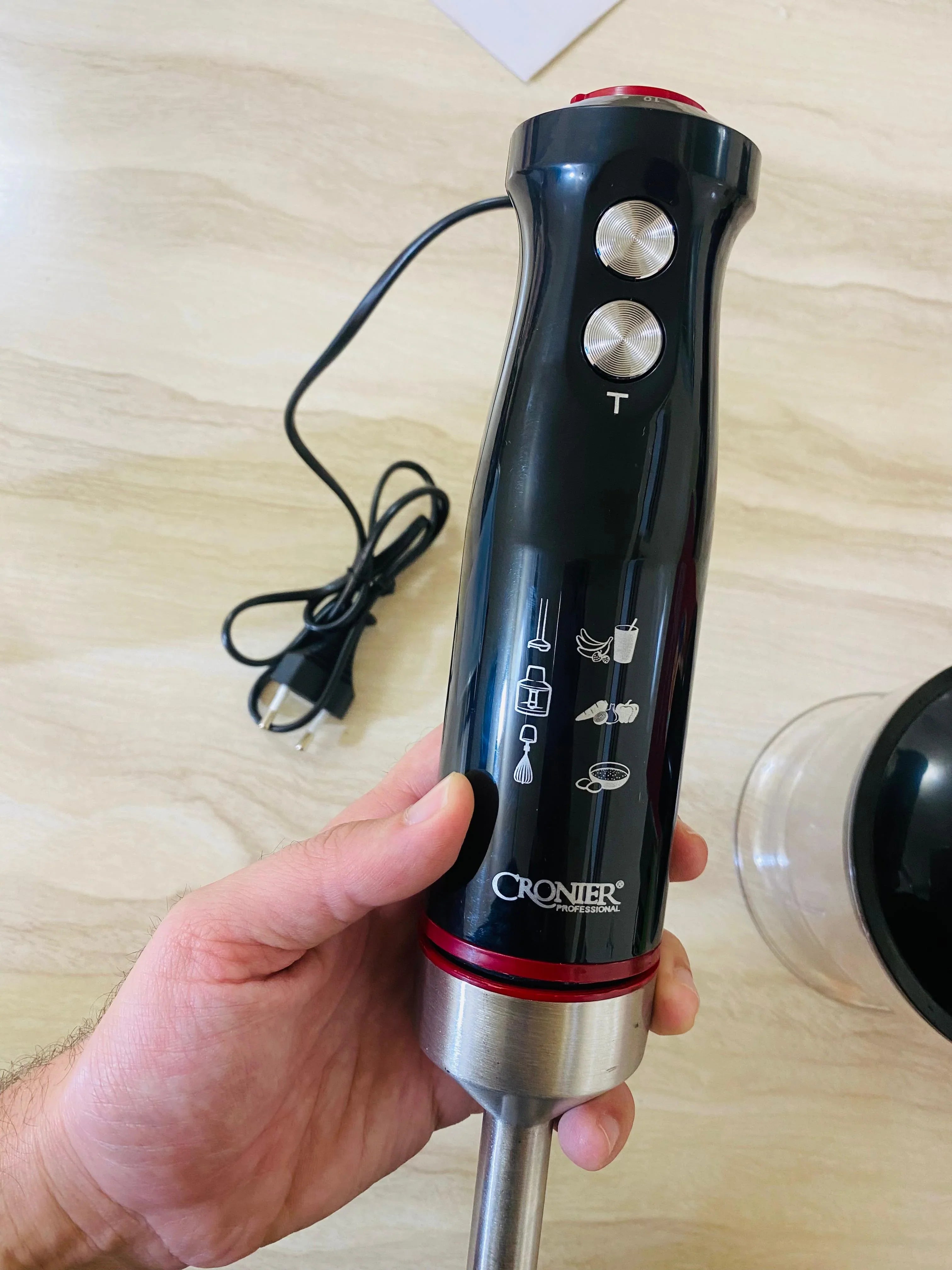 Cronier 4-in-1 Hand Blender Set – 600W / 800W