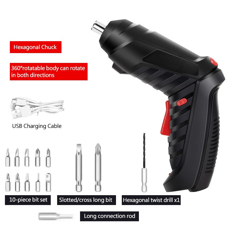 47 pcs Cordless Electric Screwdriver Drill 3.6V Rechargeable