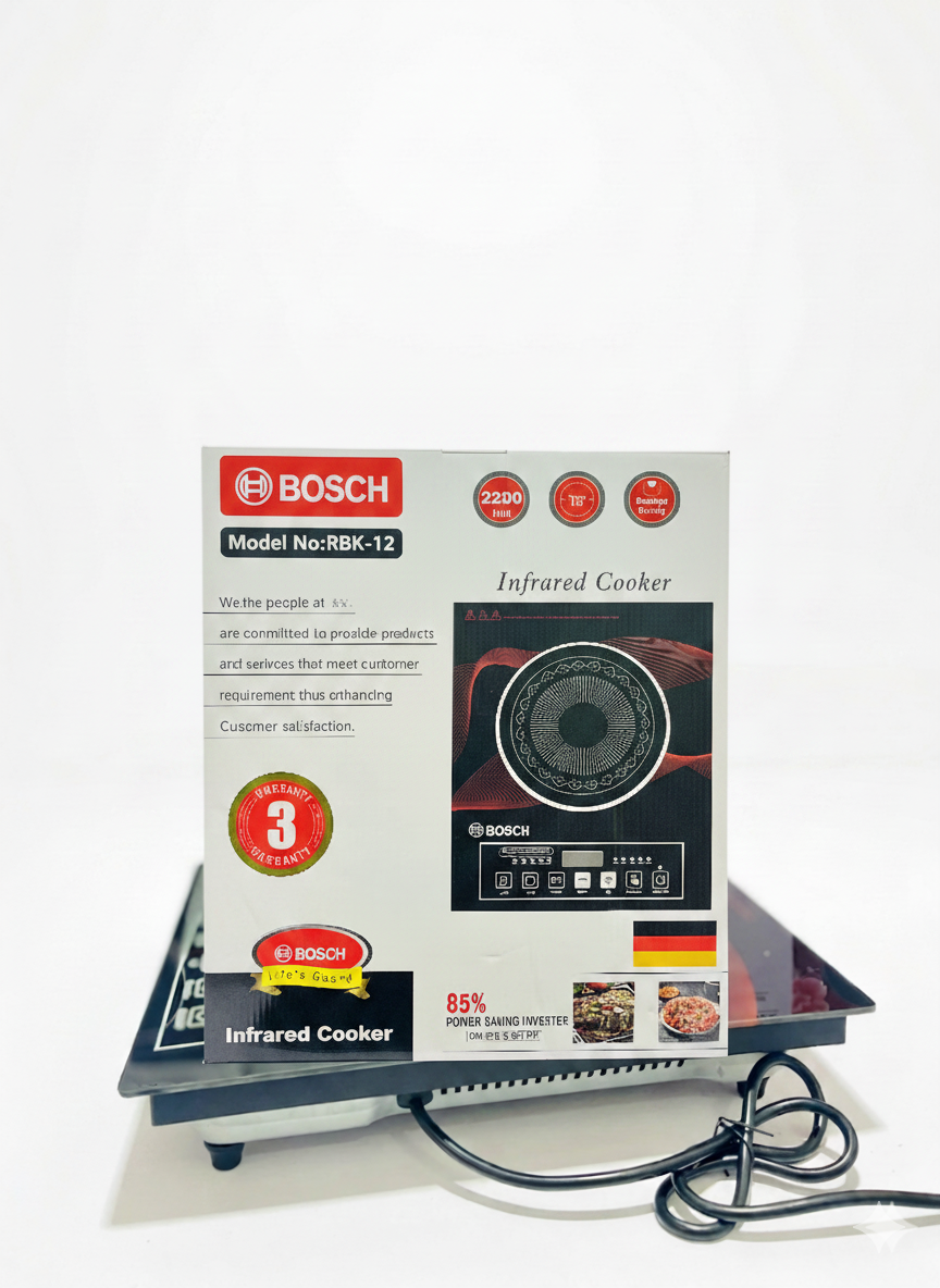 Bosch Infrared Cooker 2200 W  | 85% Energy Saving |