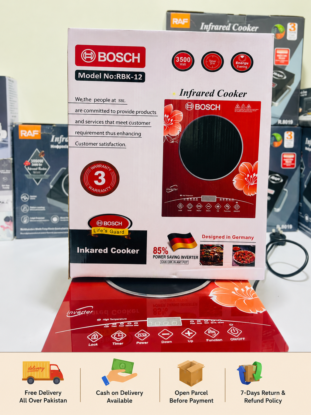 Bosch 3500W Electric Stove