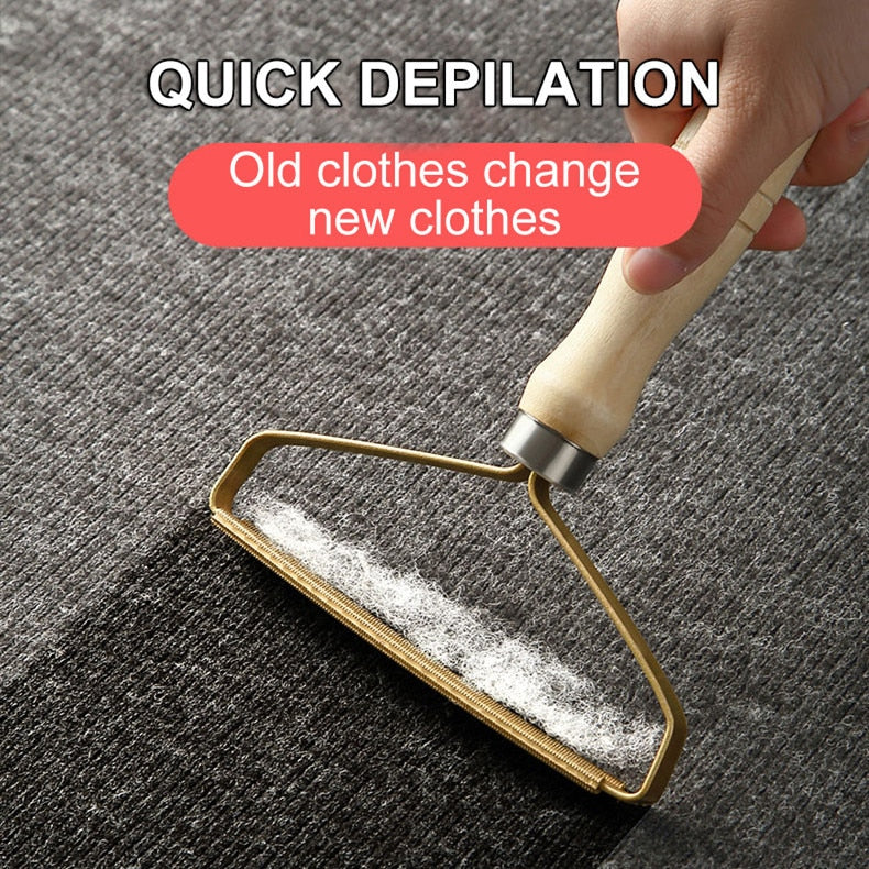 Woode lint remover Fluff Removing Roller Portable Lint Remover Fuzz Clothes Shaver