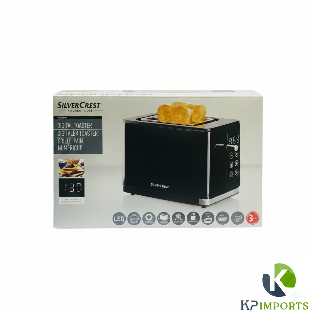 Silver crest 900W Digital Toaster & Sandwich Maker