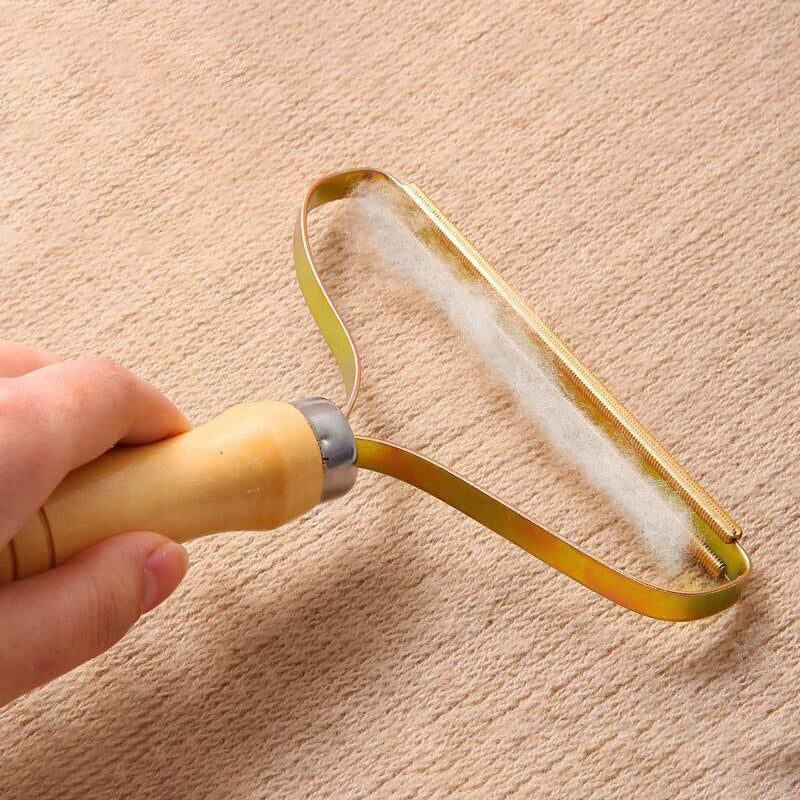 Woode lint remover Fluff Removing Roller Portable Lint Remover Fuzz Clothes Shaver