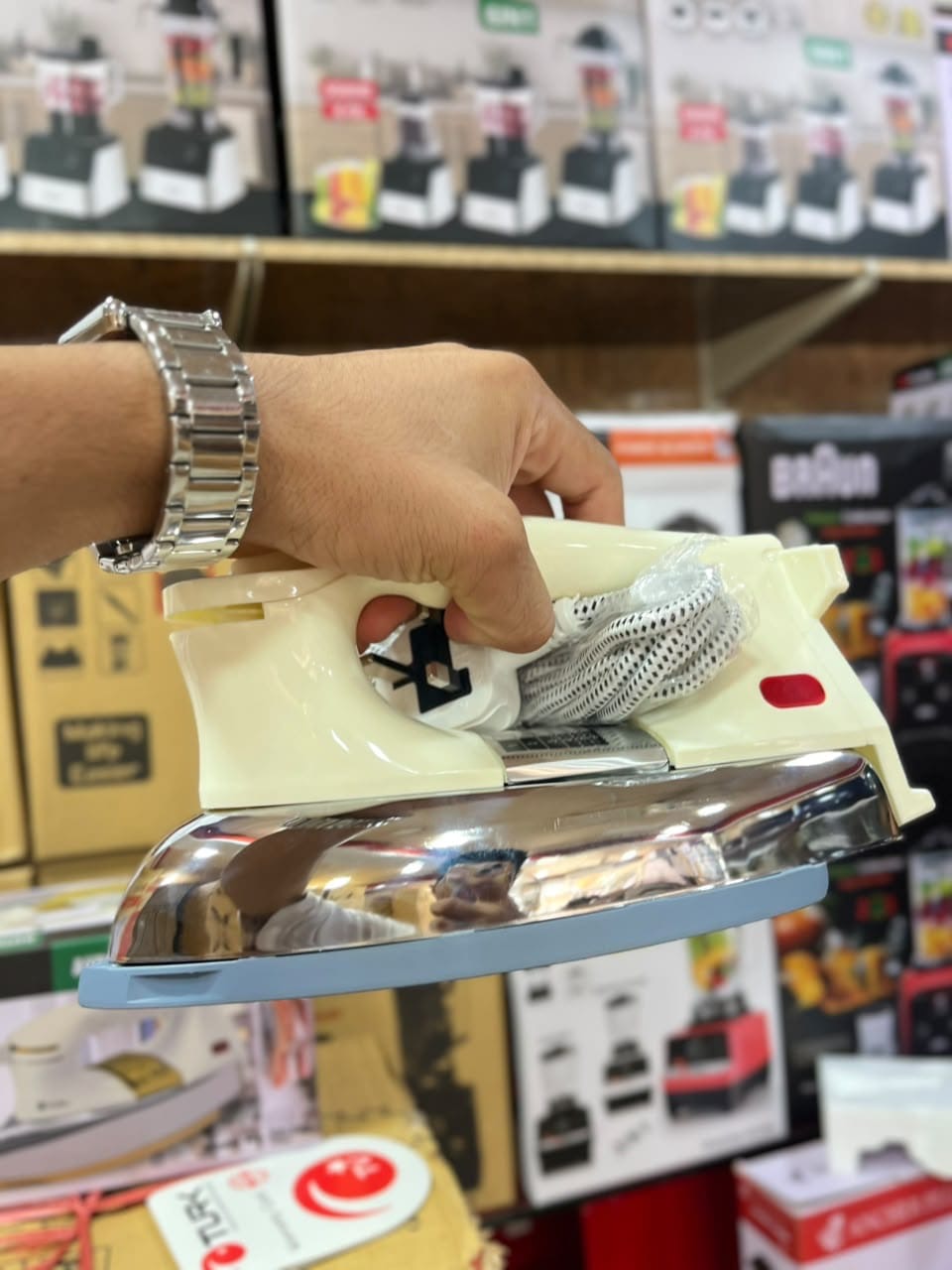 TURK Dry Iron with Double Plate | Non-Stick Soleplate | Original Iron with 2-Year Warranty