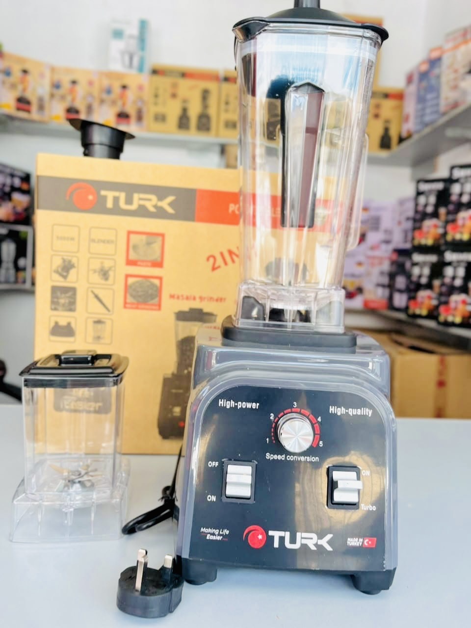 TURK 2-in-1 Blender | Multi-Function Blender & Juicer | Powerful Kitchen Blender