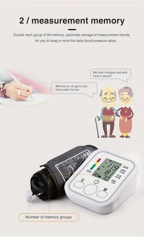 Blood Pressure Monitors,Blood Pressure Machine - CE Certified Approved UKBlood Pressure Monitor | BP Apparatus With USB Power Supply | BP Monitor without Audio Voice Support | Digital Blood Pressure Monitor or Measurable Tool