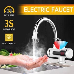 Instant Hot Water Tap Electric Geyser for Bathroom or Kitchen Basin