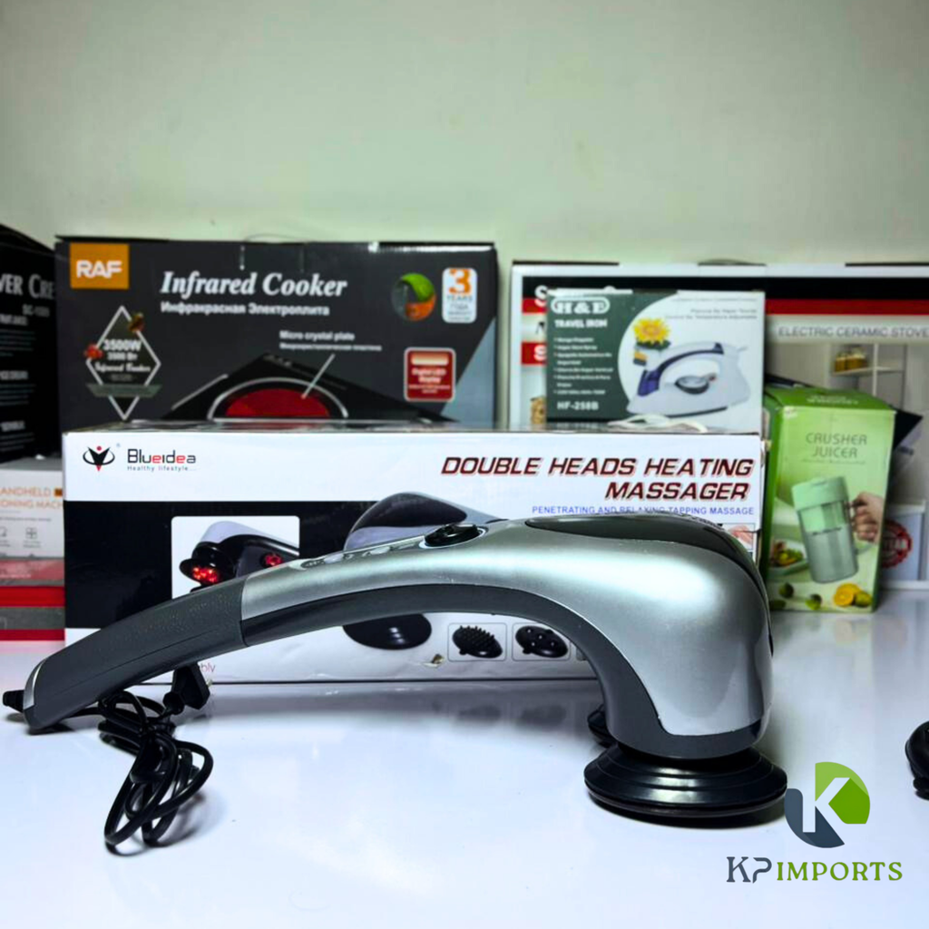 Double Head Heating Massager