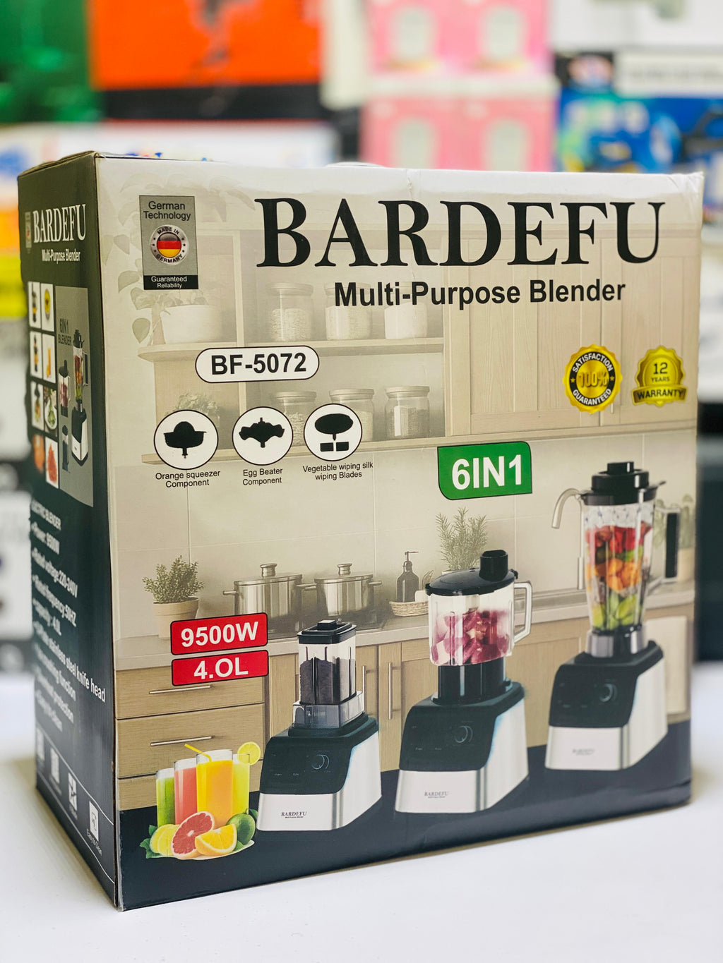 Bardifu 6-in-1 Multipurpose Juicer Blender
