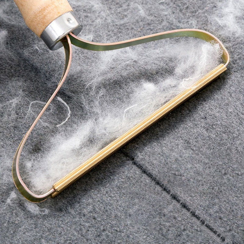Woode lint remover Fluff Removing Roller Portable Lint Remover Fuzz Clothes Shaver