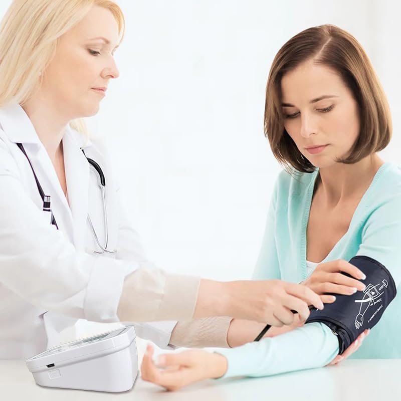 Blood Pressure Monitors,Blood Pressure Machine - CE Certified Approved UKBlood Pressure Monitor | BP Apparatus With USB Power Supply | BP Monitor without Audio Voice Support | Digital Blood Pressure Monitor or Measurable Tool
