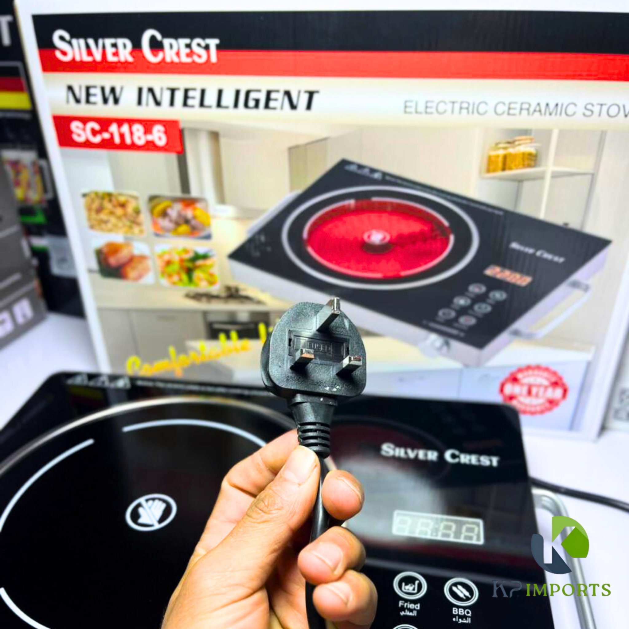 🔥 Silver Crest Electric Ceramic Stove SC-188-6