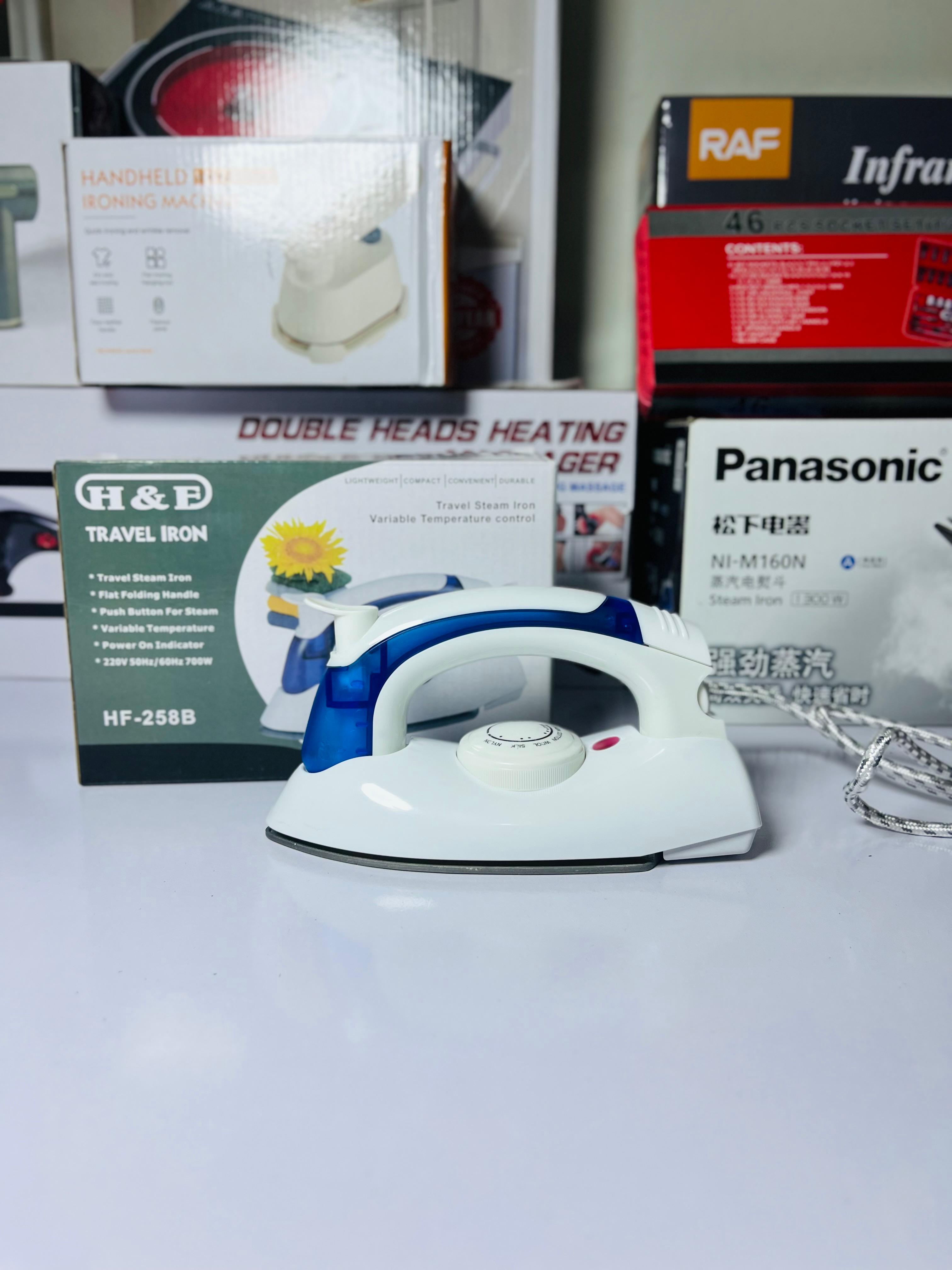✈️ H & E Travel Iron – Portable Steam Press for Wrinkle free
