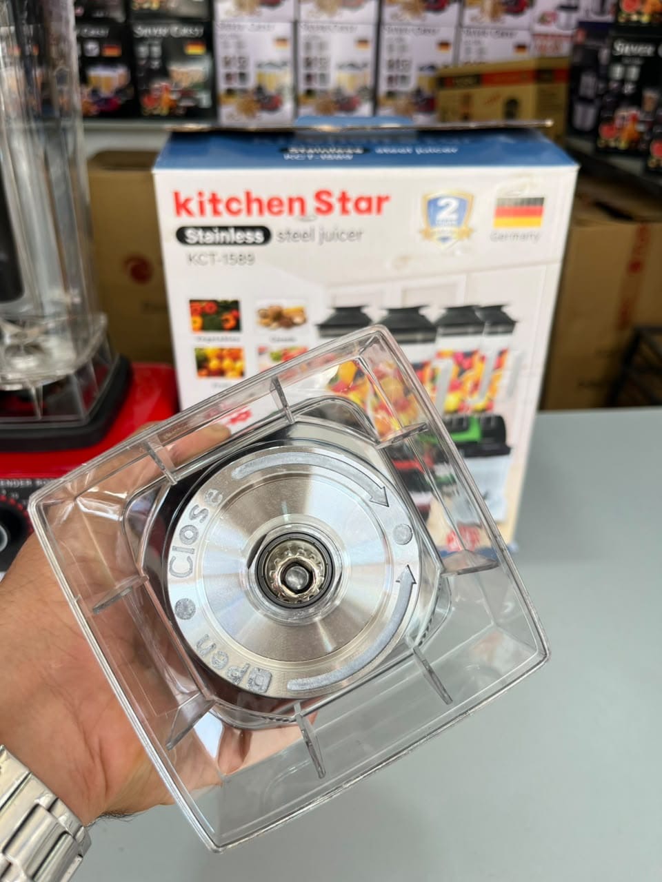 Kitchen Star 2-in-1 Blender & Juicer | Multi-Function Kitchen Blender | Powerful Food & Drink Processor