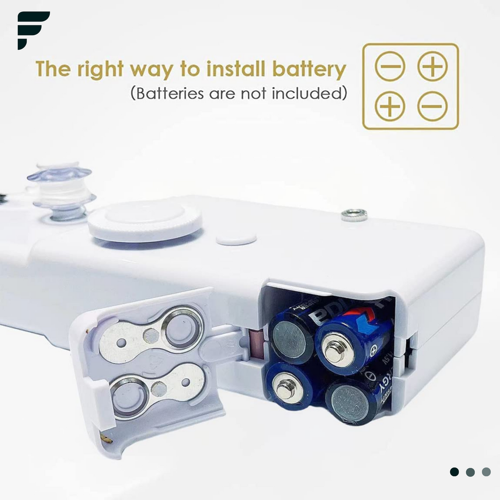 Mini Portable Handy Sewing Machine - Handheld Electric Stitch Household Tool for Kids Clothing, Fabric, Home & Travel Use | White Color - Battery-Powered (4 AA Batteries Not Included) - Adult Easy Hand Sewing Needlework Fabrics & Clothes - Handy Stapler
