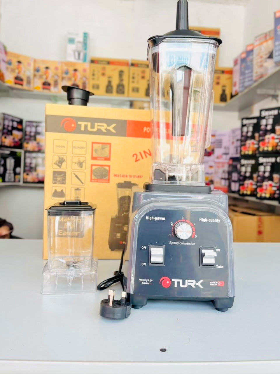 TURK 2-in-1 Blender | Multi-Function Blender & Juicer | Powerful Kitchen Blender