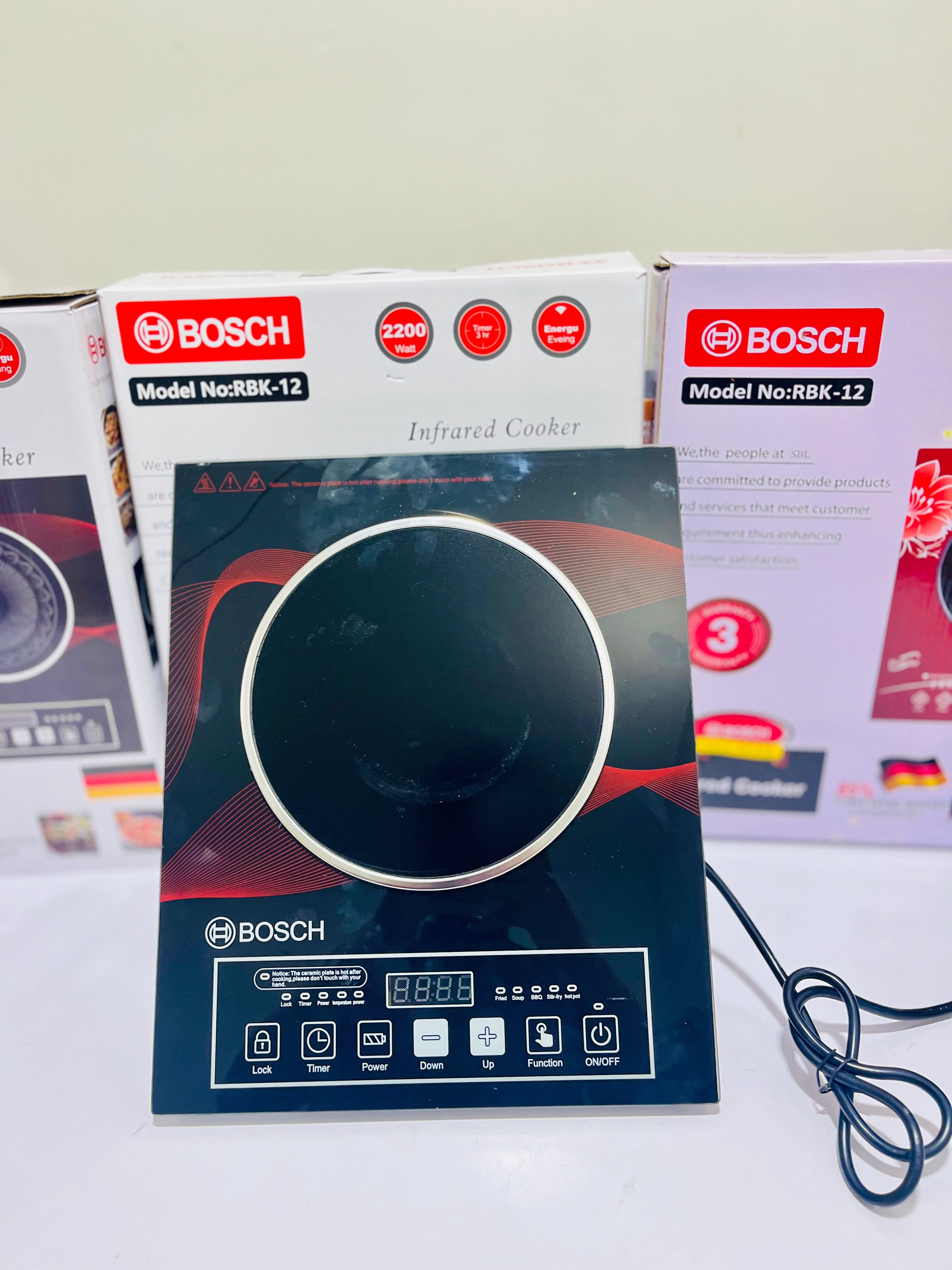 Bosch Infrared Cooker 2200 W  | 85% Energy Saving |