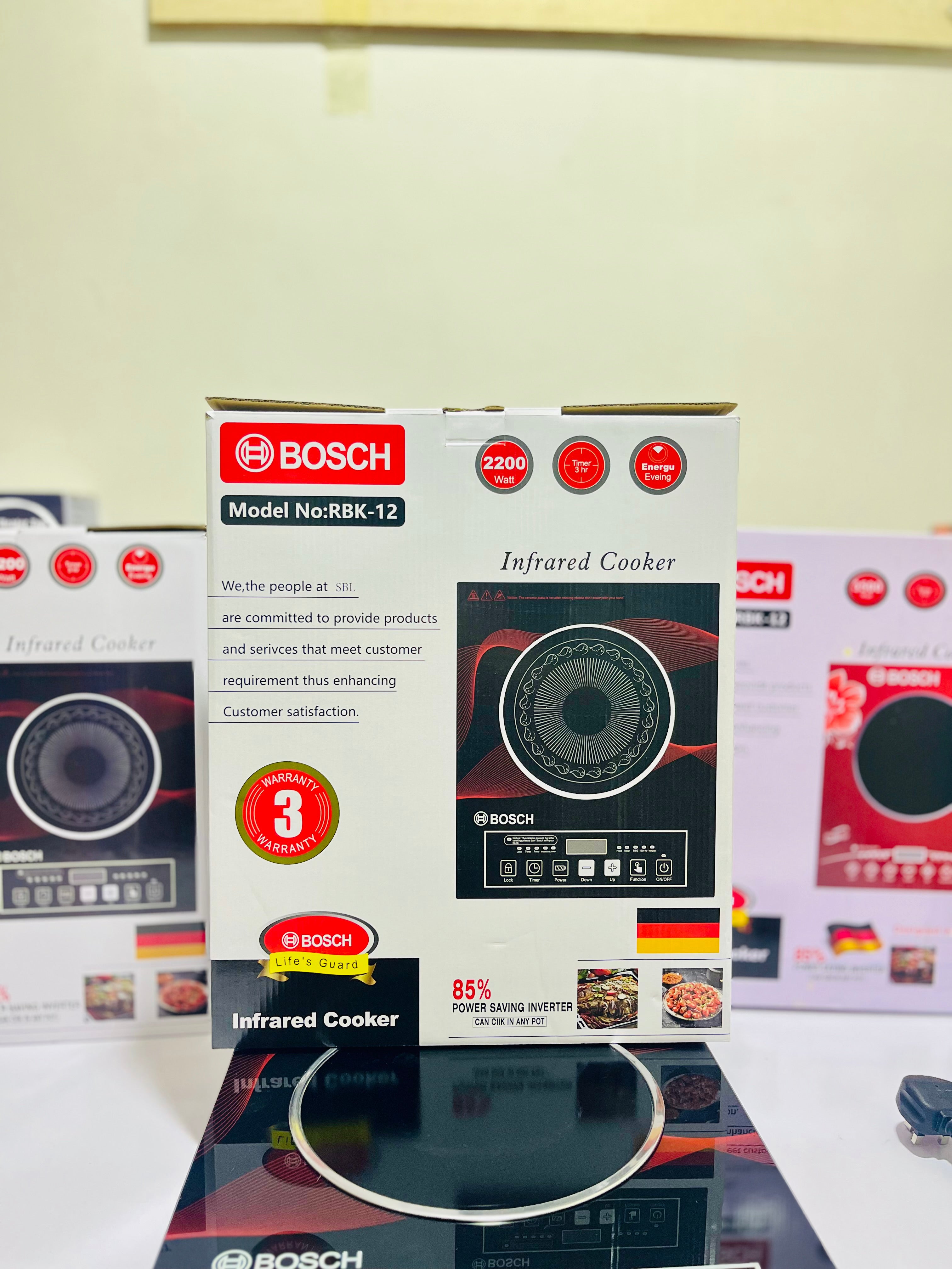 Bosch Infrared Cooker 2200 W  | 85% Energy Saving |