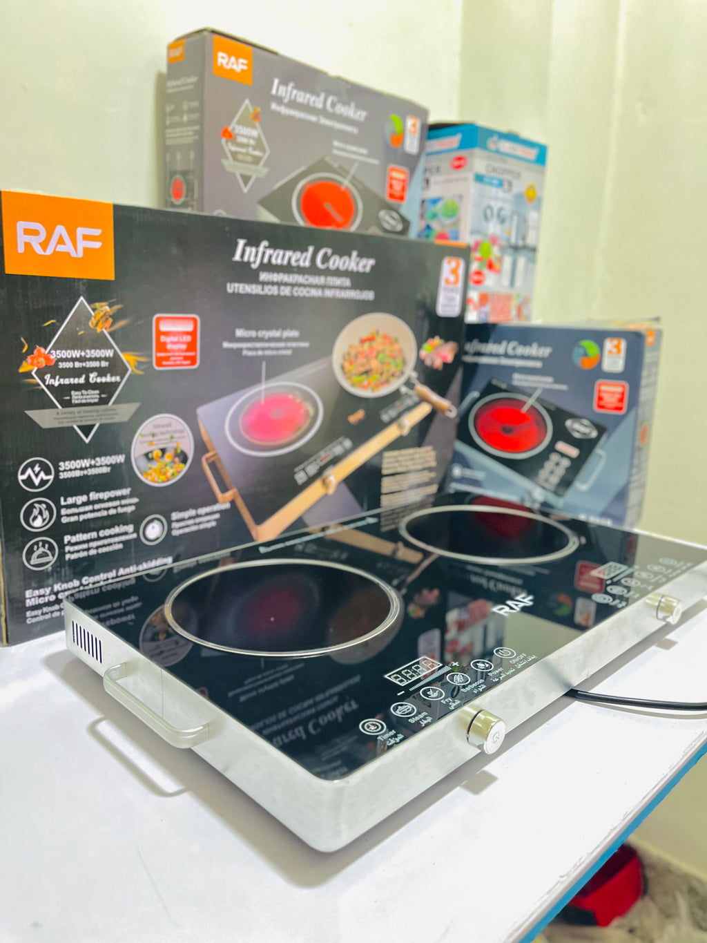 RAF Infrared Cooker Double Plate