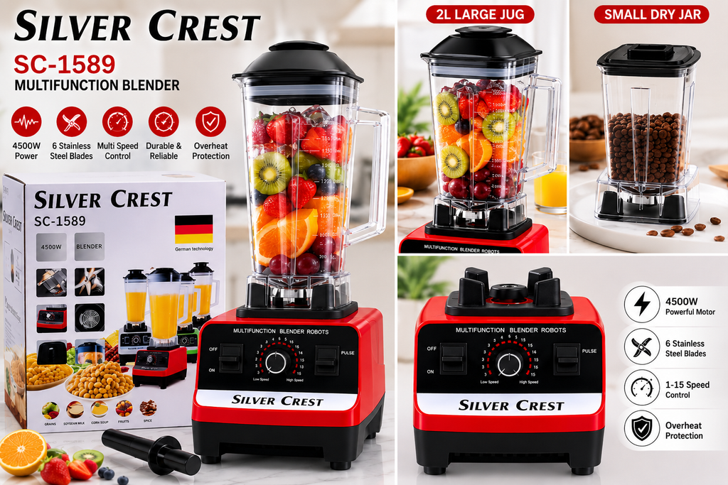 🔥 NEW Silver Crest SC-1589 4500W Blender