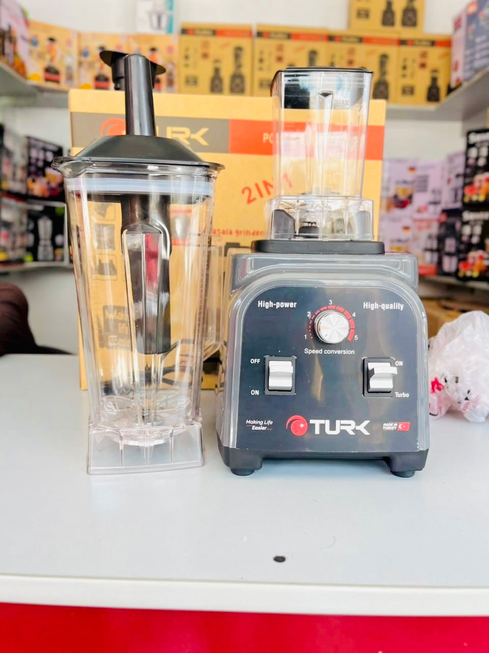 TURK 2-in-1 Blender | Multi-Function Blender & Juicer | Powerful Kitchen Blender
