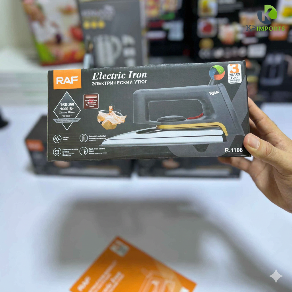 RAF 1600W Electric Dry Iron R-1108