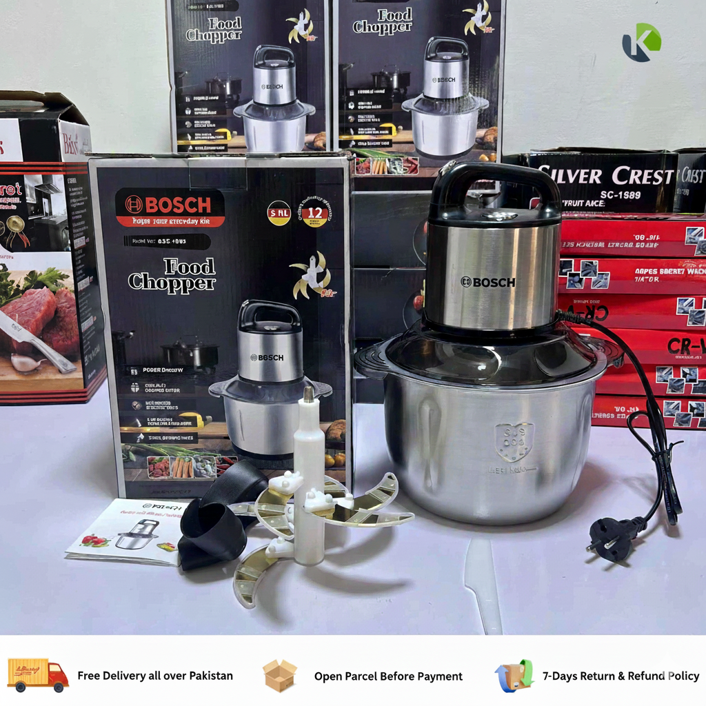 Bosch 1000W Mega Power Chopper – Cuts Meat,