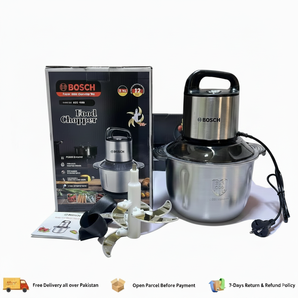 Bosch 1000W Mega Power Chopper – Cuts Meat,