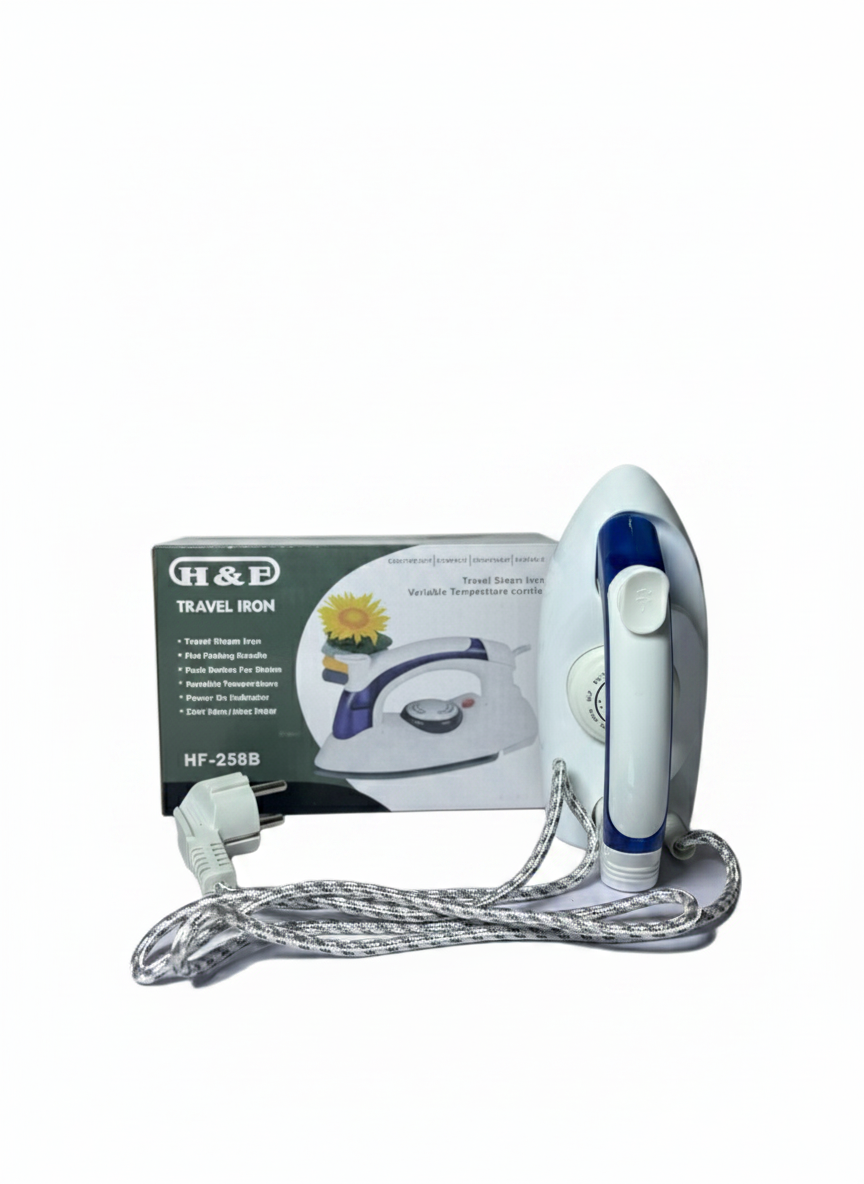 ✈️ H & E Travel Iron – Portable Steam Press for Wrinkle free