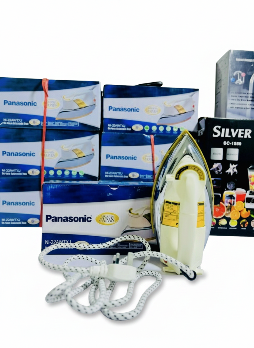 Panasonic Heavy-Duty Dry Iron – Non-Stick Soleplate,