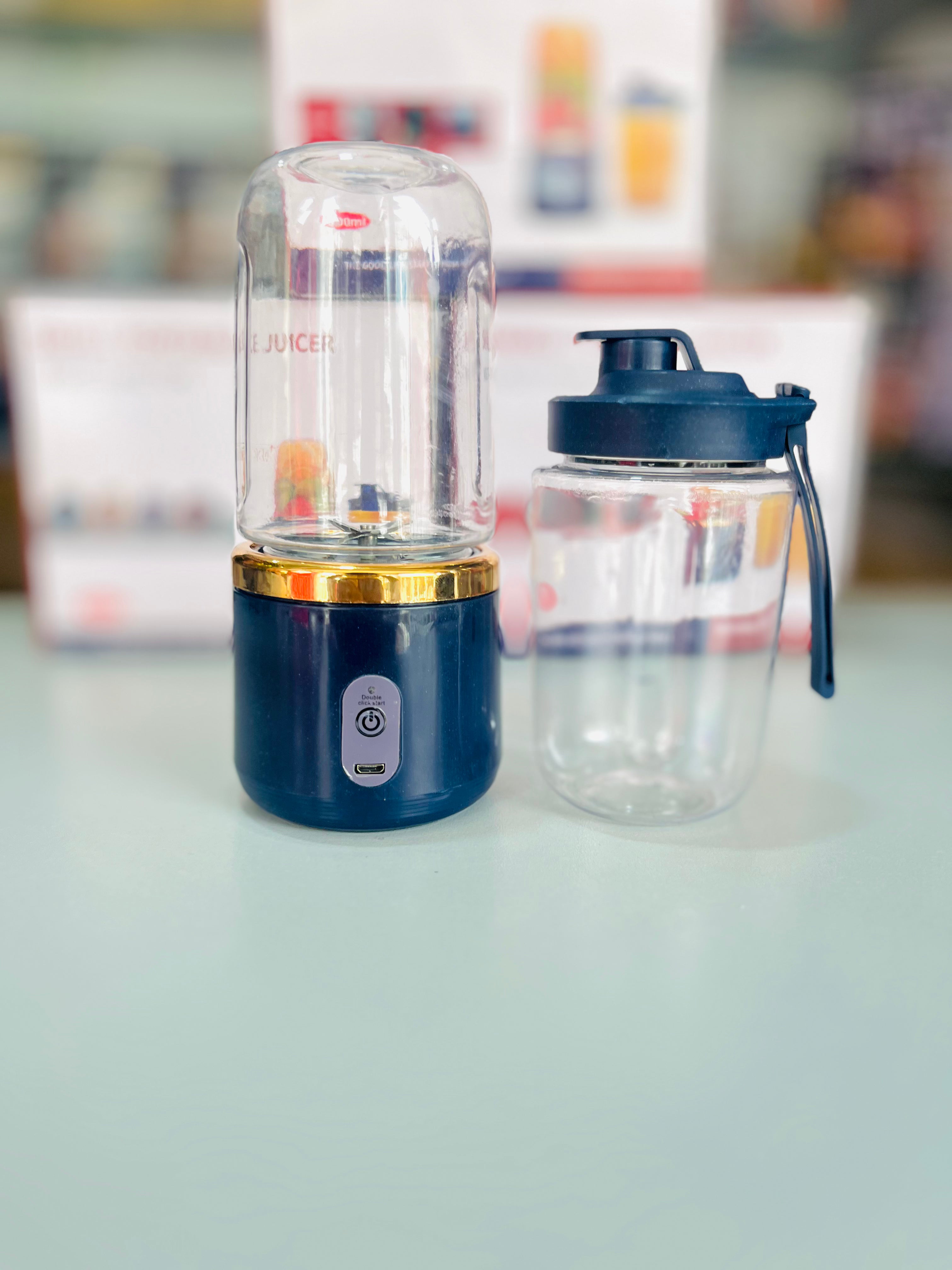 Portable Electric Blender – USB Rechargeable Smoothie Maker & Mini Juice Blender