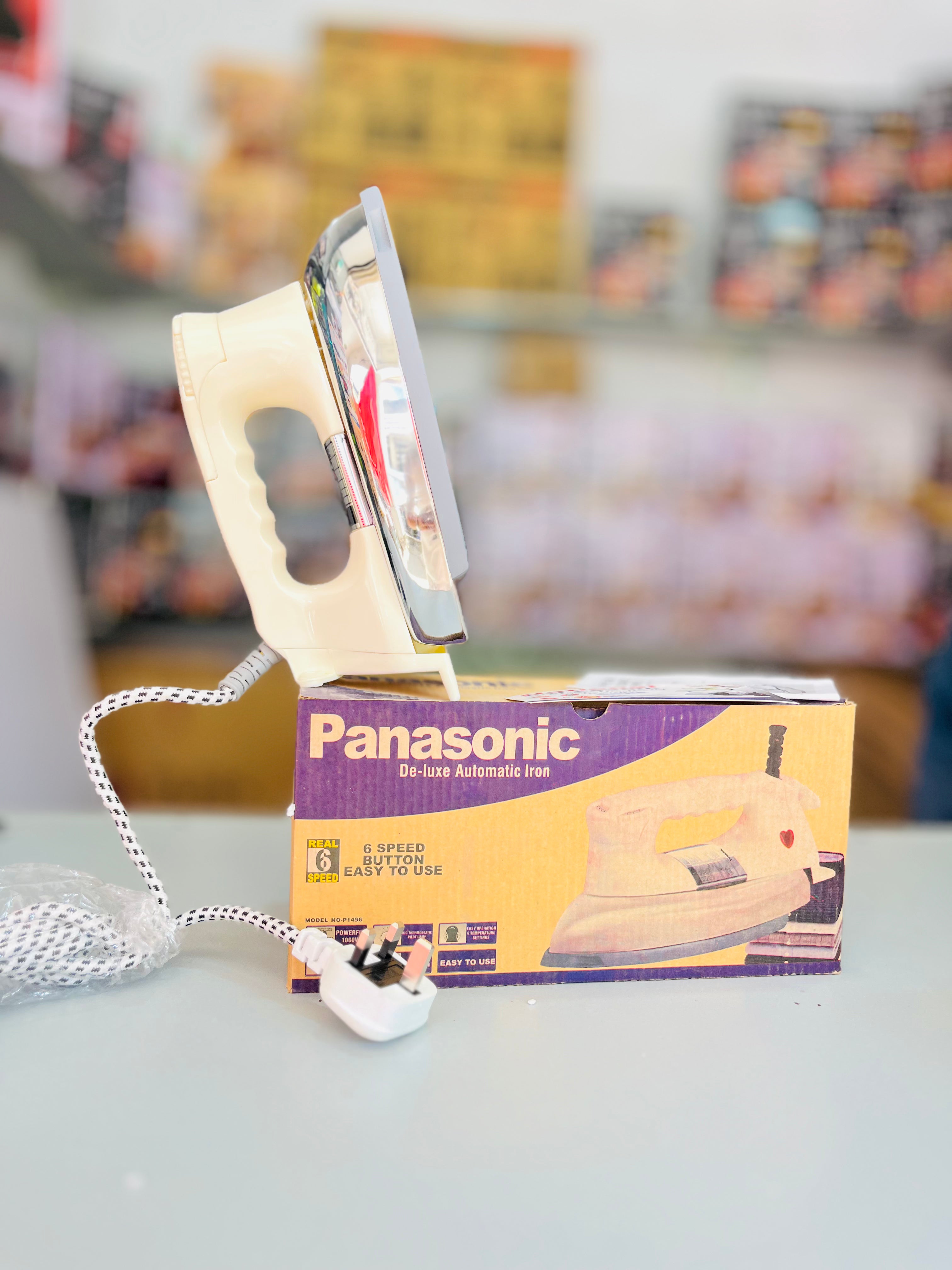 Panasonic Dry Iron – Heavy Duty Non-Stick Electric Iron for Fast & Easy Ironing