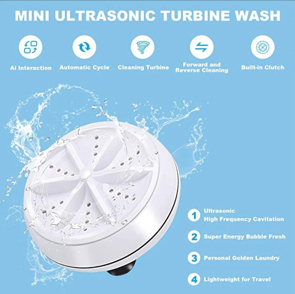 PORTABLE WASHING MACHINE ULTRASONIC TURBINE WASHER MACHINE
