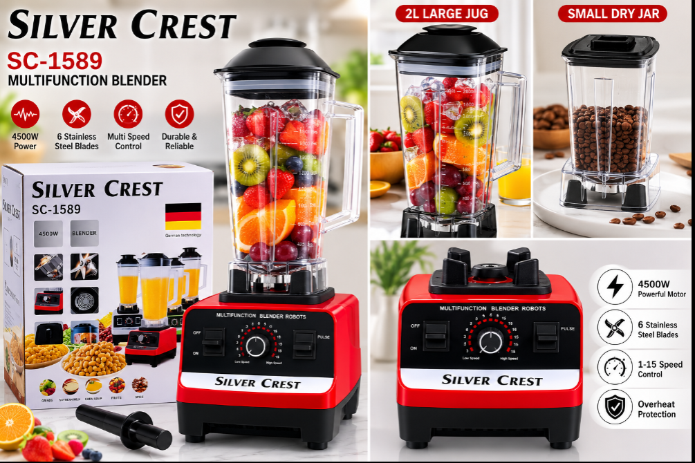 🔥 NEW Silver Crest SC-1589 4500W Blender