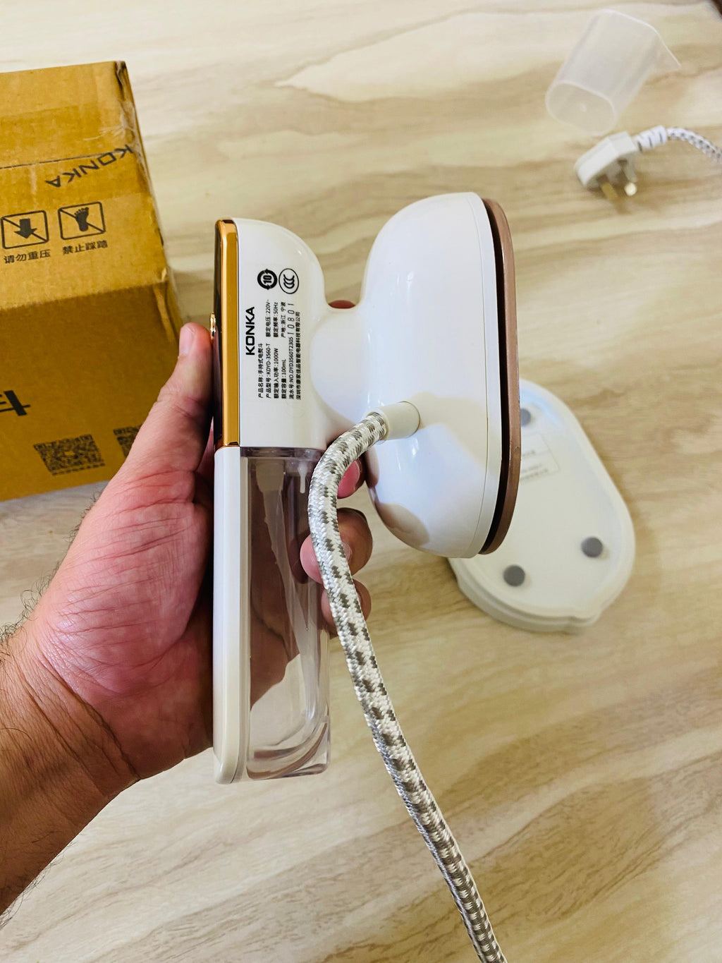 japanese konka original 2 in 1 steam iron 1000 watts
