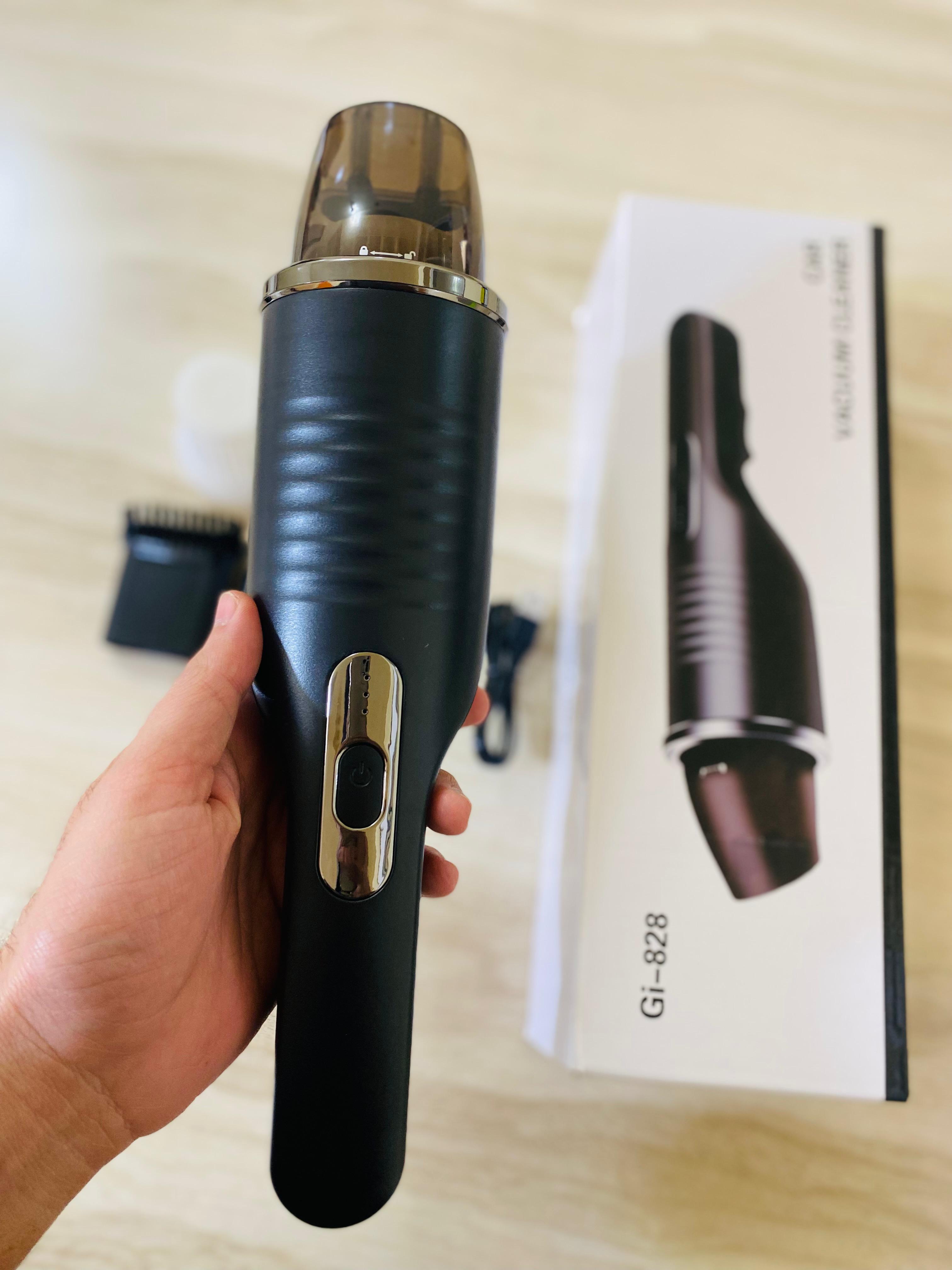 Car Vacuum Cleaner Gi-828  Gi-828 Multifunctional Handheld Vacuum Cleaner 9000Pa Strong Suction 80W 120Ml Portable Cordless Vacuum Cleaner Mite Predator