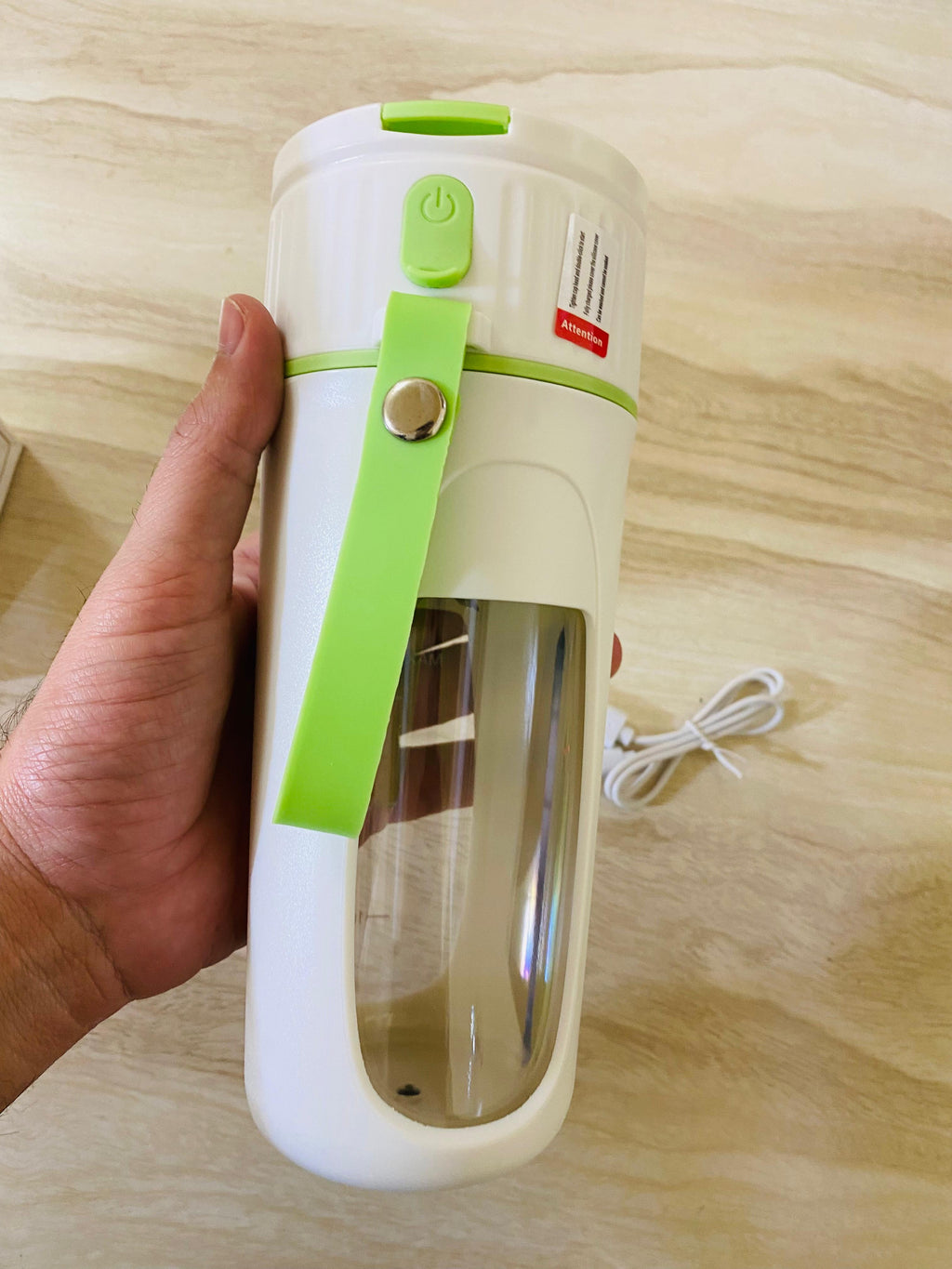 Rechargeable juicer blender with 8 blades