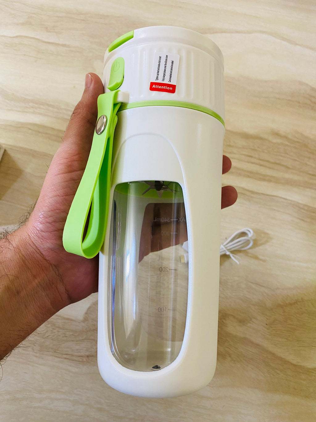 Rechargeable juicer blender with 8 blades