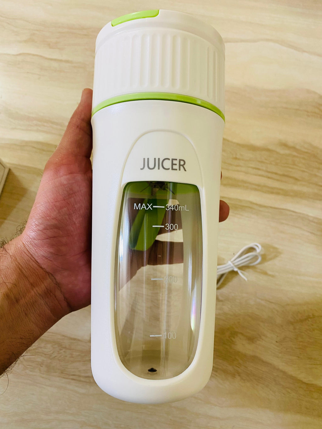 Rechargeable juicer blender with 8 blades