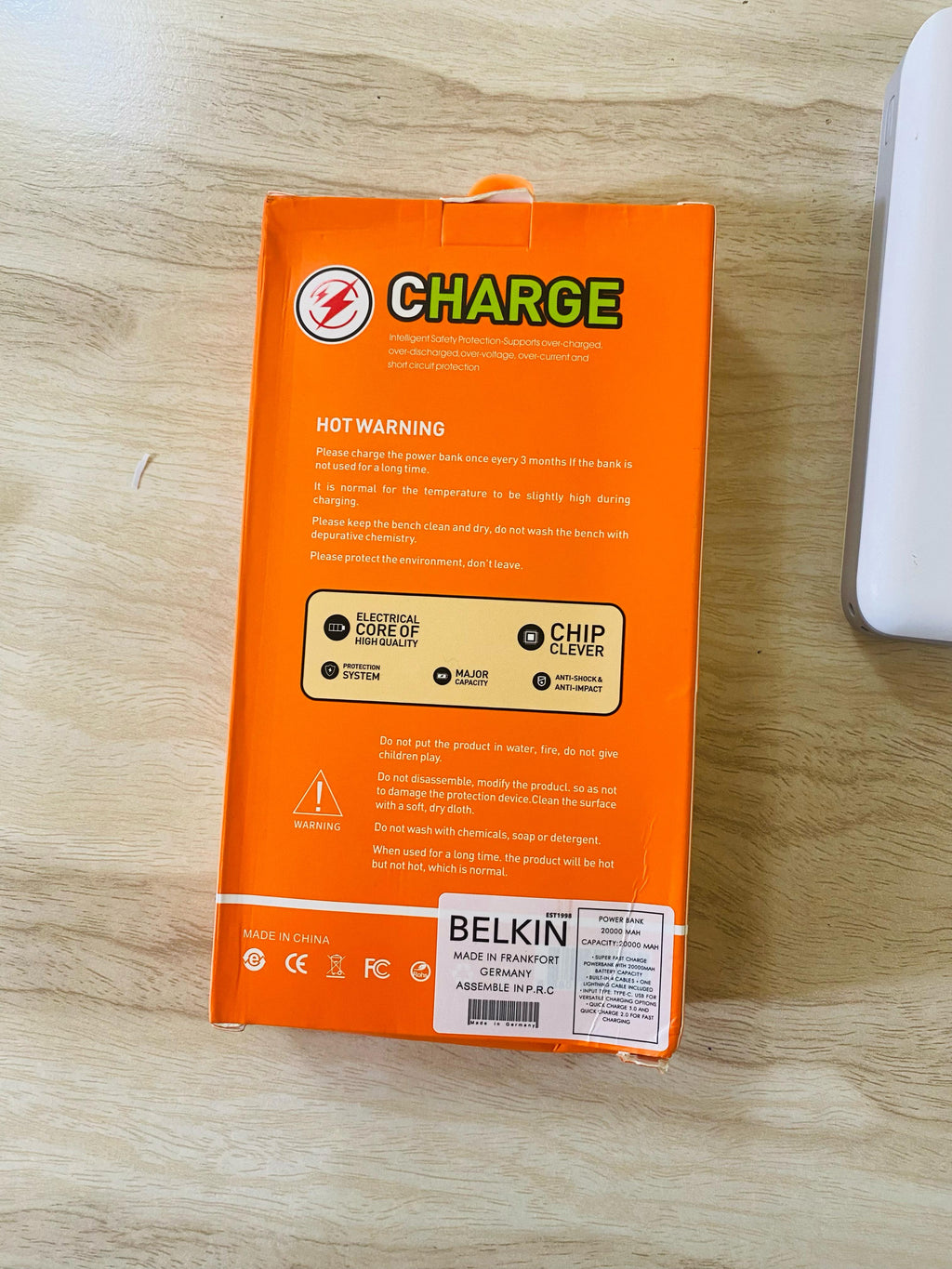 German Amazon Lot 20000 MAh Power Bank With PD super Fast Option