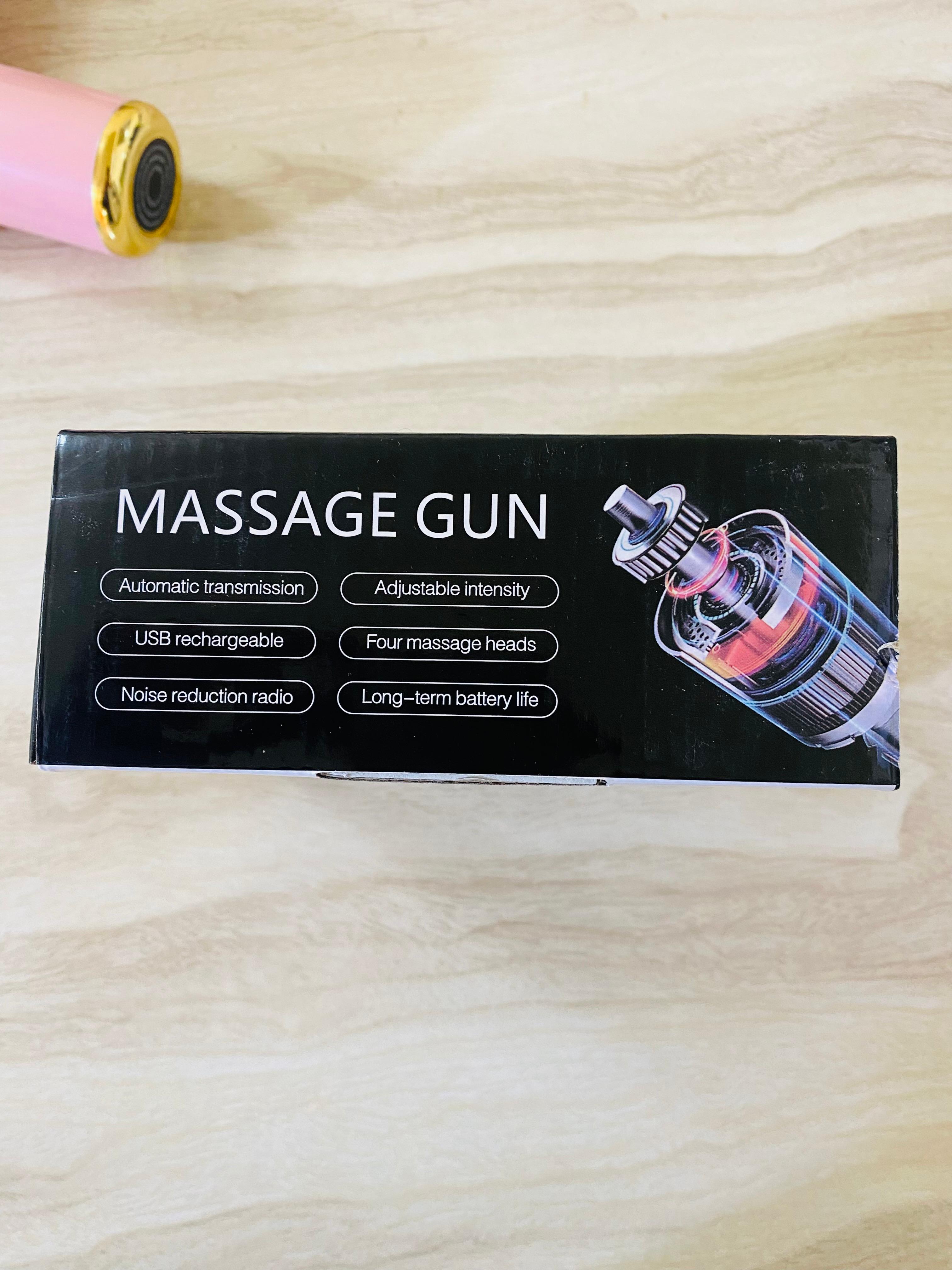 USB Mini Massage Gun Fascia Machine Muscle Relaxation Vibrating Gun Rod Massage Fitness Equipment Neck Grab Fascia Gun
