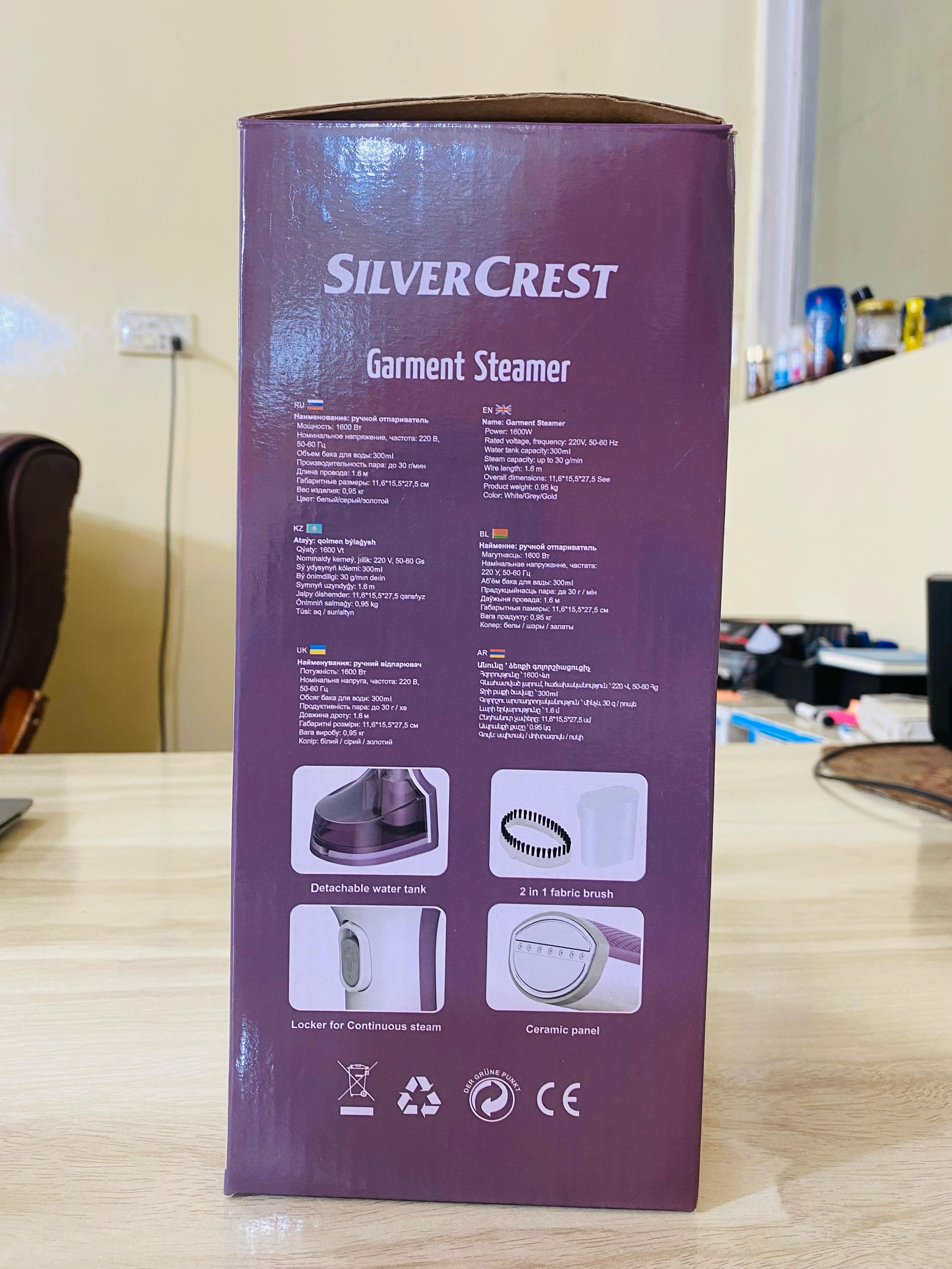 Silver crest Garment Handheld Iron Steamer  1600W Electric Handheld