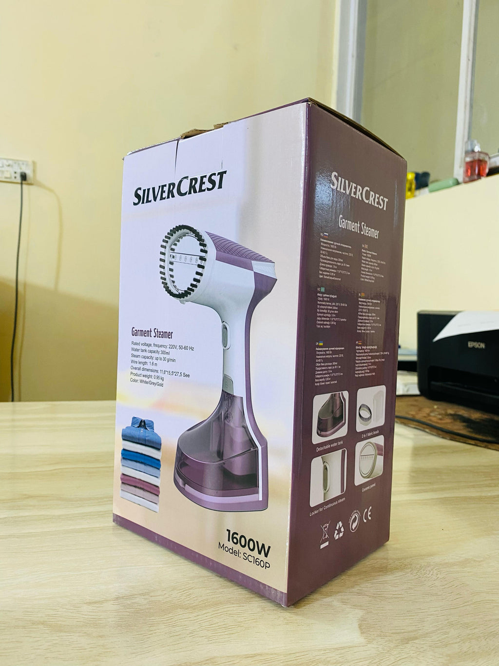 Silver crest Garment Handheld Iron Steamer  1600W Electric Handheld