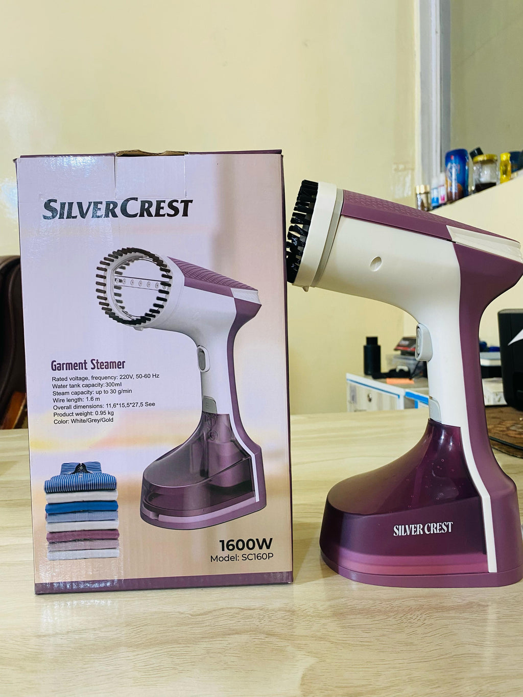 Silver crest Garment Handheld Iron Steamer  1600W Electric Handheld