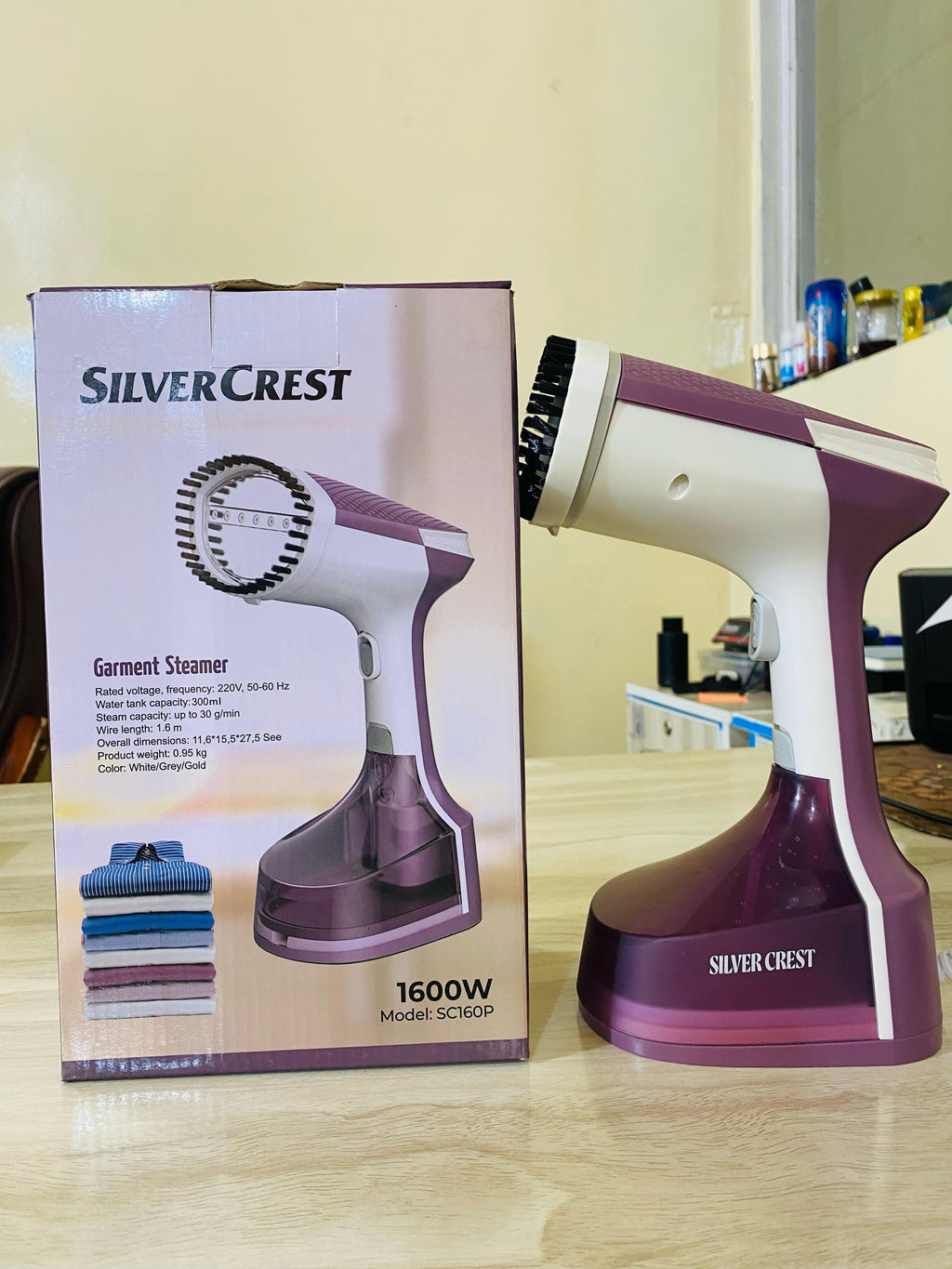 Silver crest Garment Handheld Iron Steamer  1600W Electric Handheld