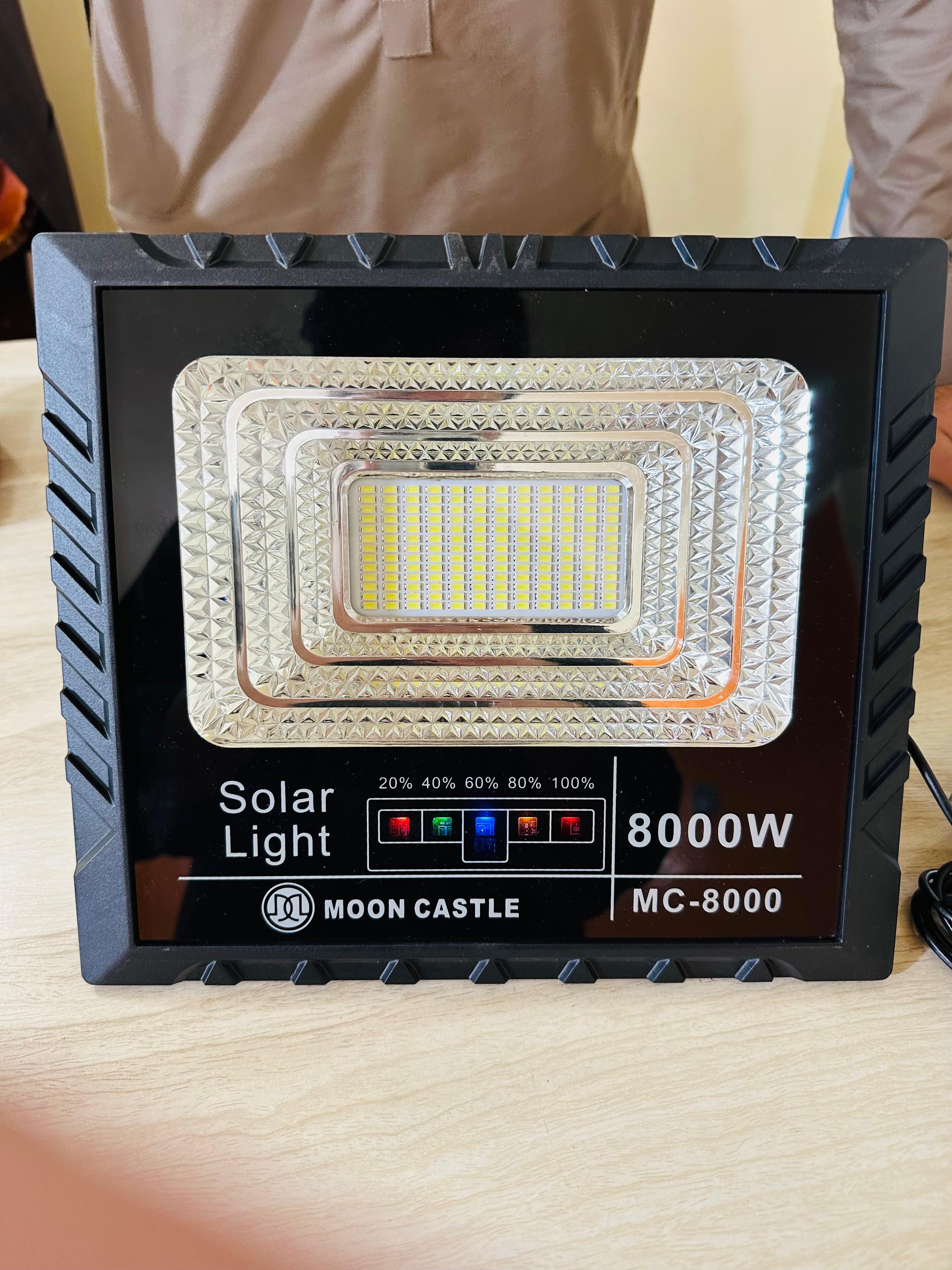 Solar Rechargeable Split light with 5 meter long wire and solar plate