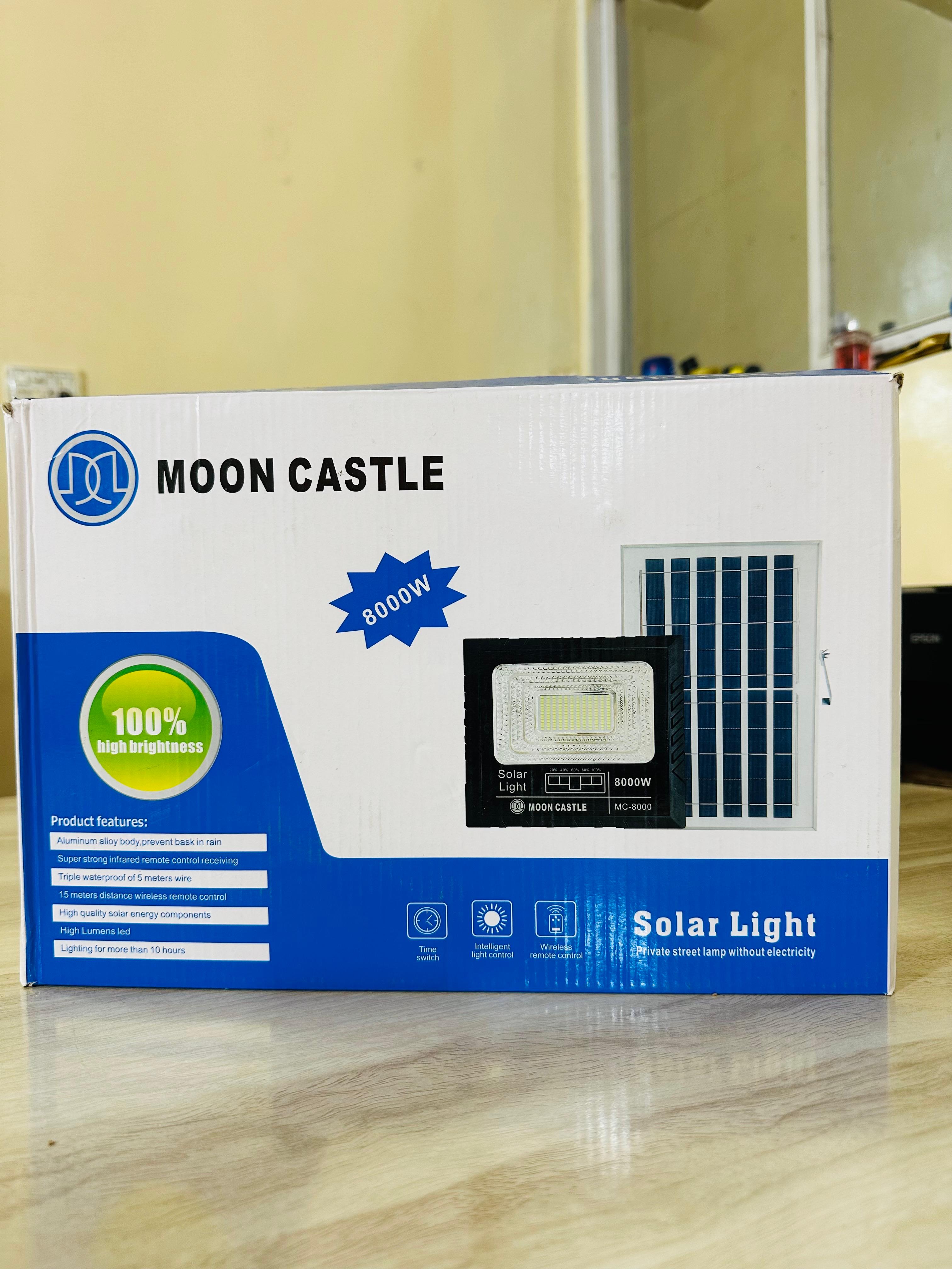 Solar Rechargeable Split light with 5 meter long wire and solar plate