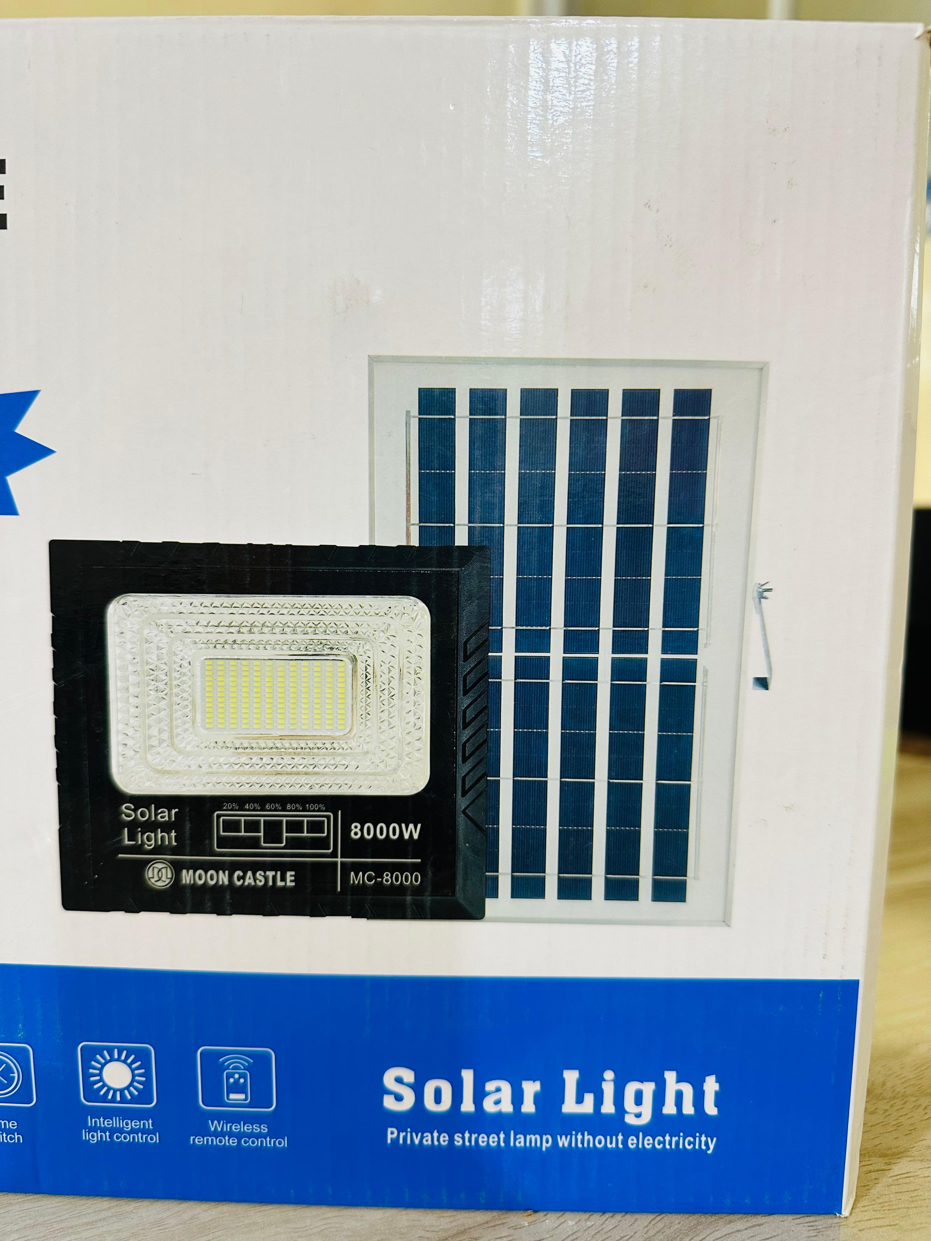 Solar Rechargeable Split light with 5 meter long wire and solar plate