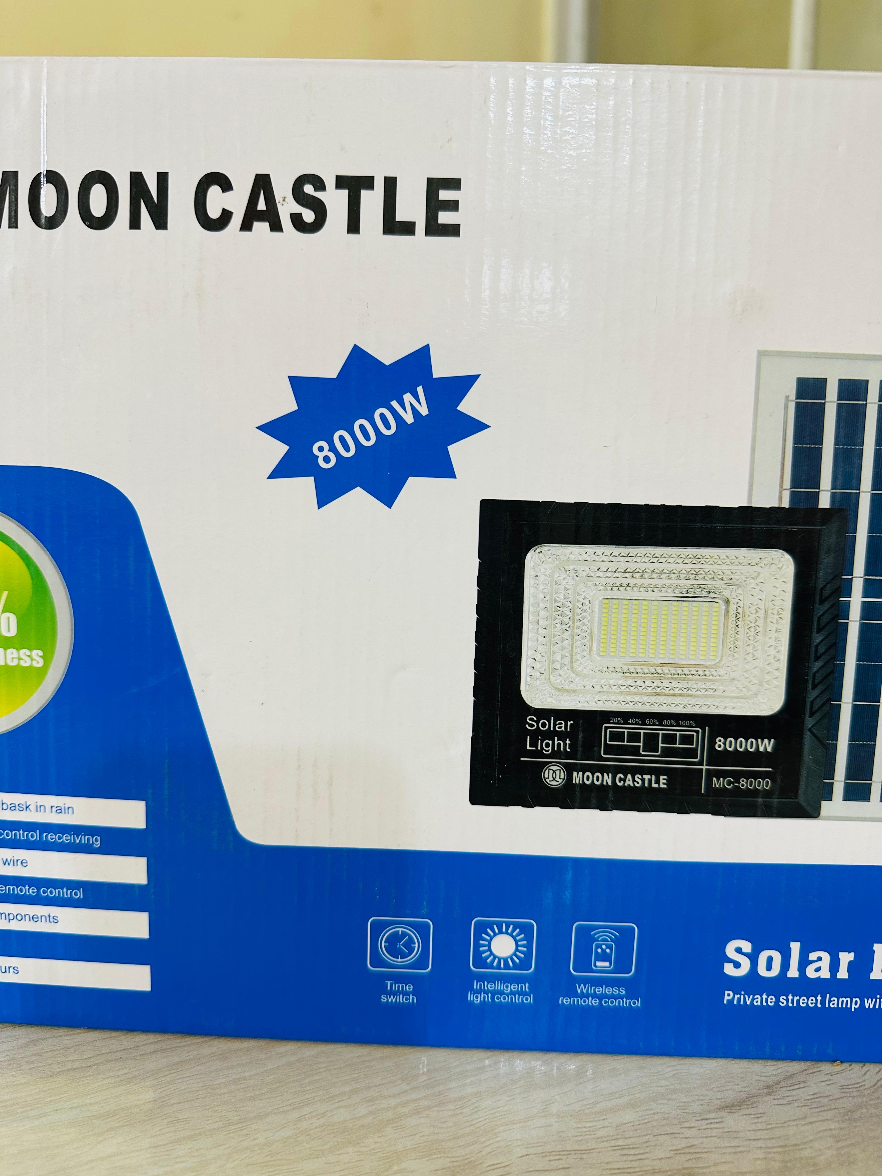 Solar Rechargeable Split light with 5 meter long wire and solar plate