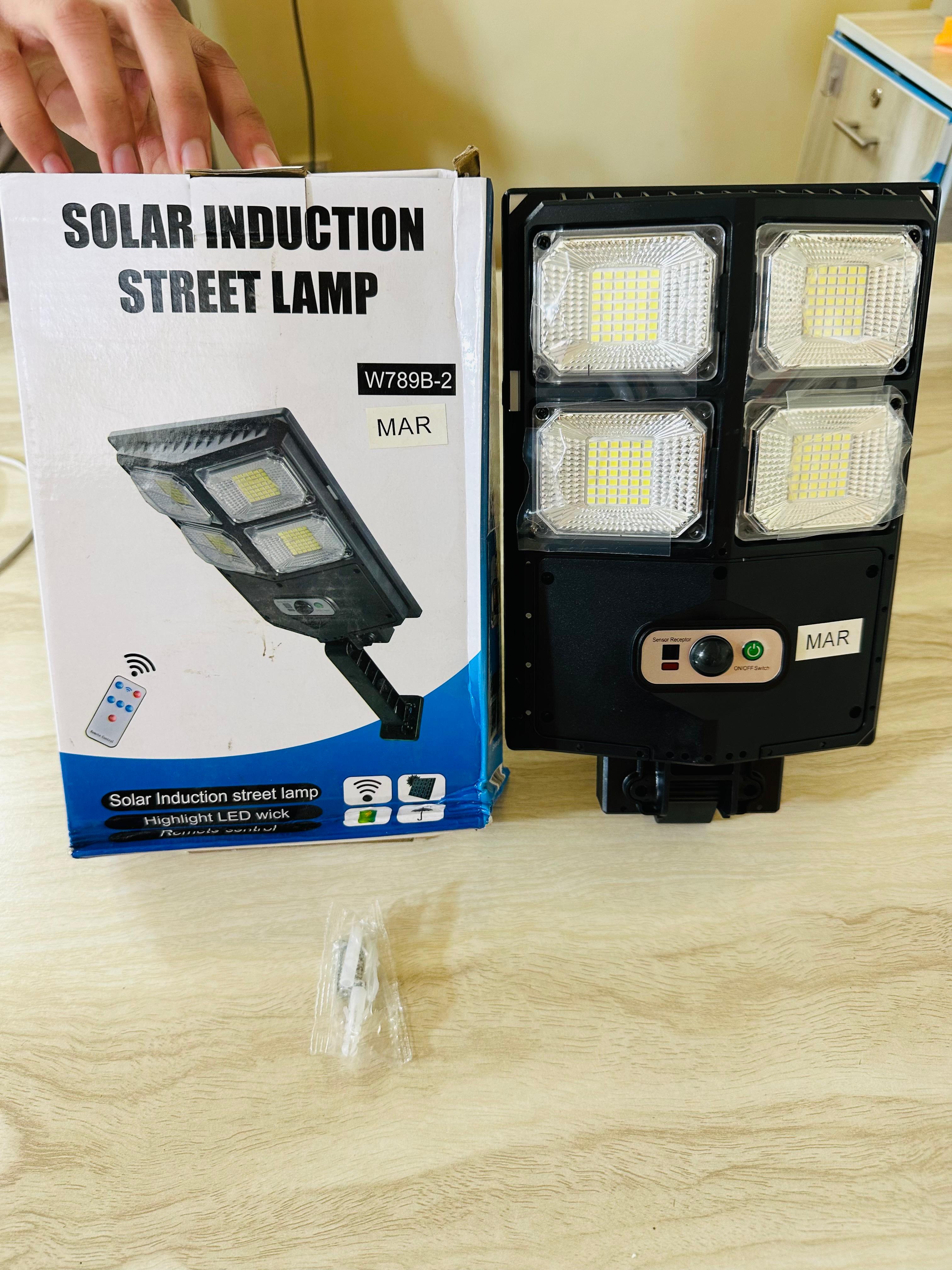 Solar rechargeable Street light , Sensor option and Remote Control